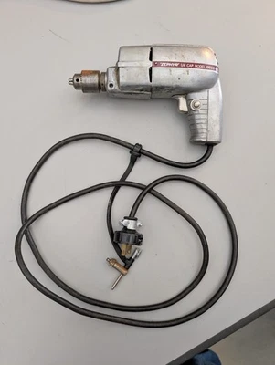 Vintage ZEPHYR 1950G 1/4" Electric Drill Solid Cast Aluminum 1950s !Charity! - Image 1 of 4
