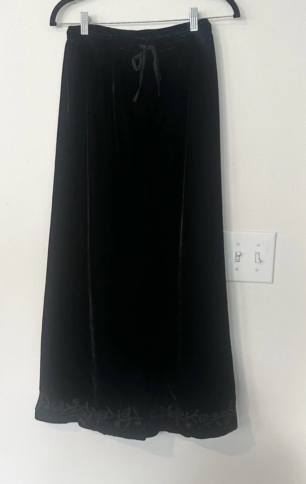 Pantalón April Cornell Cordelia Terciopelo Negro XXS-S. NUEVO Foto 1 de 4