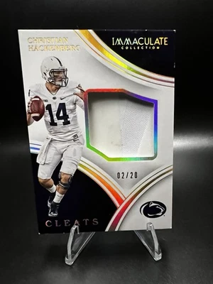 B4219- 2016 Collection Collegiate Immaculate Cleats #15 Christian Hackenberg /20 - Image 1 of 2