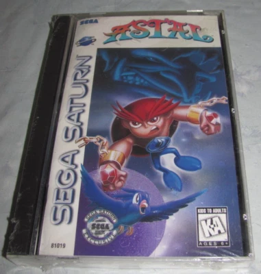 1995 Sega Saturn Astal New Sealed with some wear - Image 1 of 4