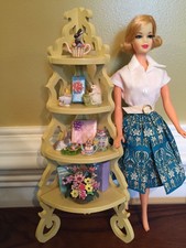 Barbie 1:6 scale corner shelf Easter gift shoppe diorama