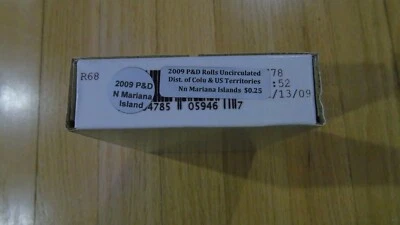 DC Northern Mariana Islands PD P&D 2009 Quarter US Territories MINT Box Roll R68 - Image 1 of 4