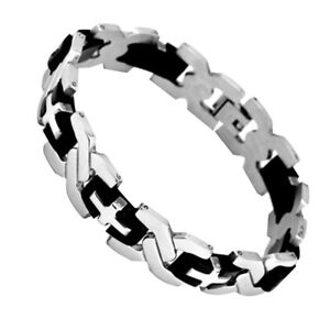 Bracelet Vintage Stainless Steel Fashionable Cross Wristband Wrist Ring Men