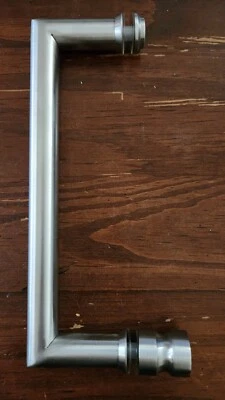 Dreamline Unidoor Glass Shower Door Handle 8 3/4 Silver Brushed Aluminum HL-8006 - Image 1 of 4