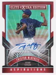 2015 Panini Elite Triston McKenzie Cleveland Indians Autograph Auto Card /100 - Picture 1 of 1