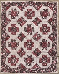 COLCHA DE RETAZOS VINTAGE COLGANTE DE PARED - Imagen 1 de 3