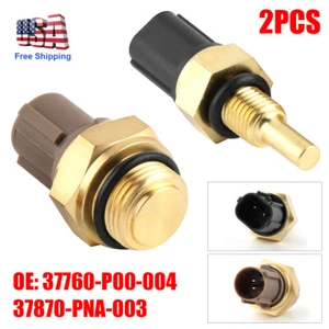 Juego de 2 interruptores de ventilador de refrigeración sensor de temperatura de refrigerante para Honda Accord CR-V Civic OEM - Imagen 1 de 9