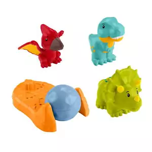 Little People Friendly Dinosaur Figure Pack Toddler Toy,4 Pieces for Pretend - Picture 1 of 3