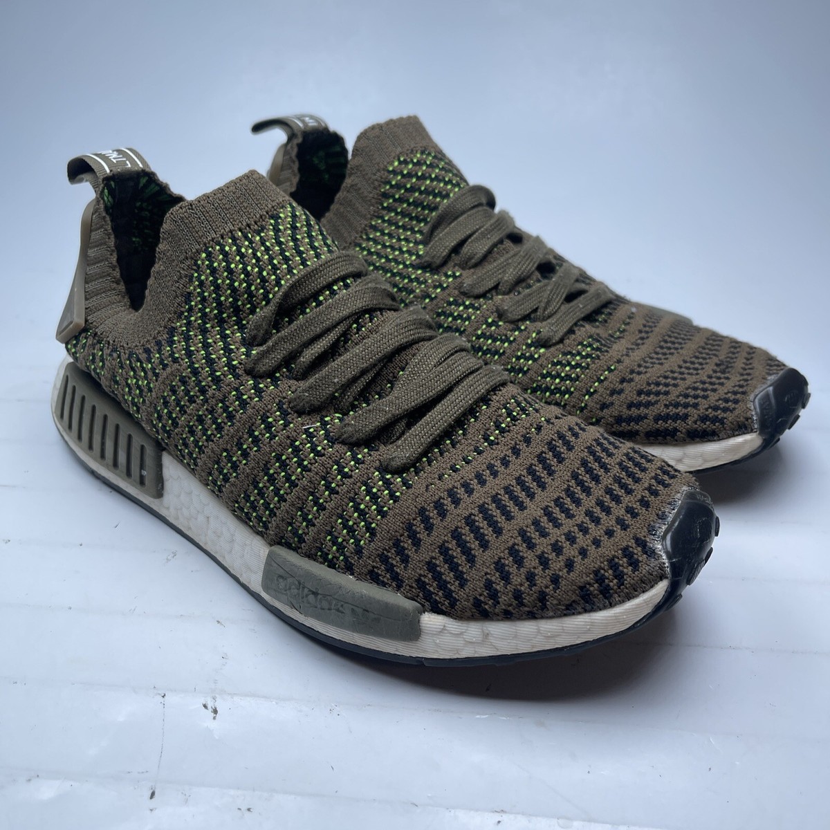 adidas NMD_R1 STLT Primeknit Trace Olive for Sale