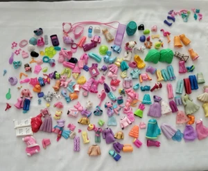 Lote De Colección De 44 Muñecas Polly Pocket + Accesorios Ropa - Imagen 1 de 10