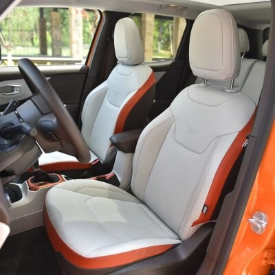 PARA JEEP GRAND CHEROKEE MOTOPTES 2005-2021 FUNDA DE CUERO PERSONALIZADA DURADERA Foto 1 de 4