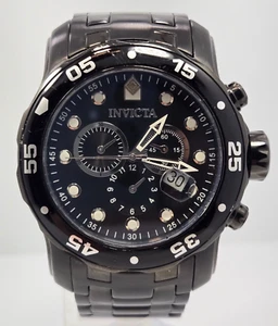 Invicta Pro Diver SCUBA Men Model 0076 - Men's Watch Quartz 48mm Stainless Steel - Picture 1 of 5