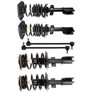 For Pontiac Grand Prix 04-08 6pc Front Rear Strut w/ Coil Spring Sway Bar Link - Picture 1 of 12