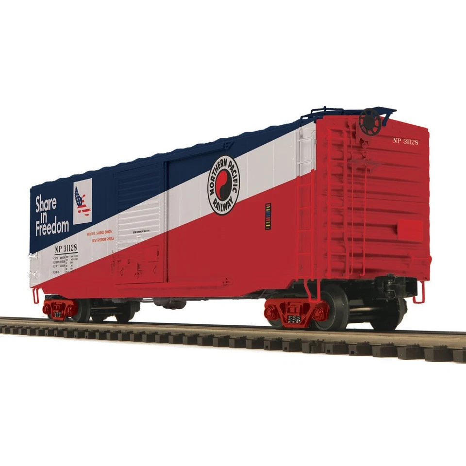 MTH Northern Pacific #31128 50' Ps-1 Box Car, O Gauge - Image 1 of 1