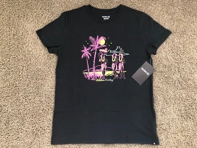 $25 - NUEVA CAMISETA HURLEY MUJER HULA FIESTA HAWAII ALOHA NEGRA  Foto 1 de 4