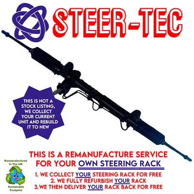Steering Rack Citroen Nemo 2008-2019 YOUR OWN UNIT Remanufacture Service - Image 1 of 4