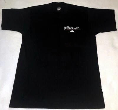 Camiseta Promocional Vintage The Bodyguard Costner & Houston 1992 Grande  Foto 1 de 2