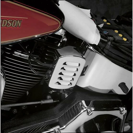 Capa de bobina com persiana Drag Specialties - Harley Davidson - Cromada - Imagem 1 de 1