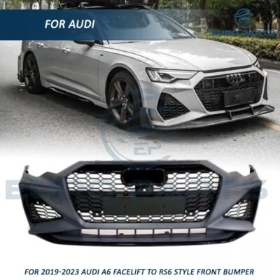 Kit de carrocería de parachoques delantero estilo RS6 2019-2023 Facelift a RS6 con rejilla Foto 1 de 4