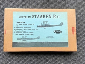 CONTRAIL 1/72 SCALE ZEPPELIN STAAKEN R.VI WW1 GERMAN BOMBER VACUFORM KIT - Picture 1 of 2