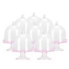12 Set Mini Candy Box Cake Stand Cupcake Candy Display Plate With Lid Party FD