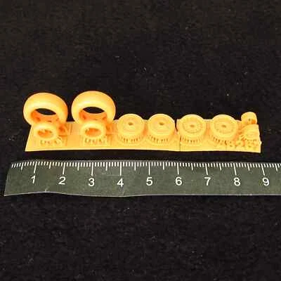 Roues F-4 Phantom II (C/D/E/F/G) (imprimées en 3D) échelle 1:48 pour maquette... - Photo 1/4