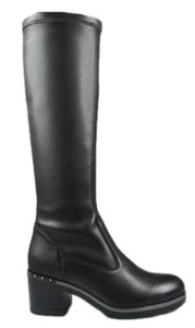 Igi&co 2189900 Negro Zapatos Botas de Mujer Botín Bajo Botines Piel Talón - Imagen 1 de 1
