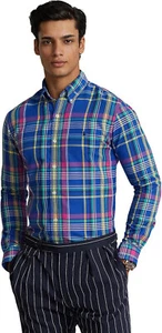$138 POLO RALPH LAUREN Men's Classic Fit Plaid Performance Shirt, Multi, Small - Picture 1 of 3