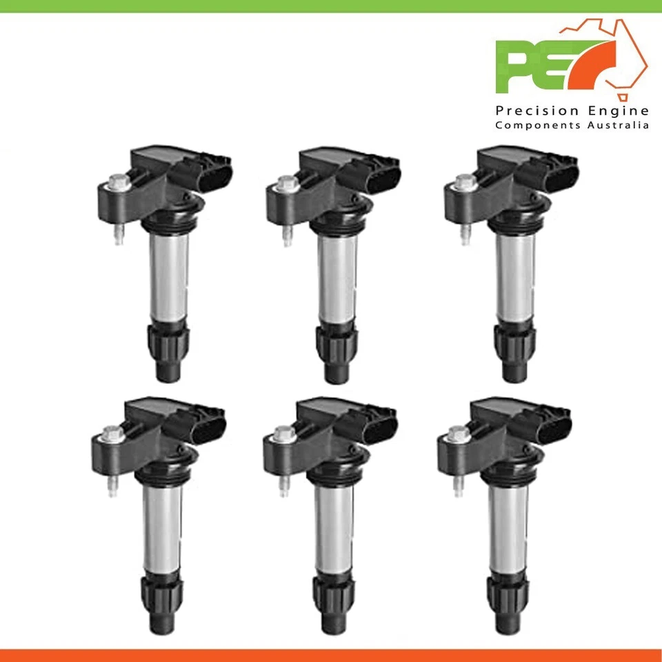6x New * PEC * Ignition Coils For Cadillac CTS 3.6L Dir. Inj. 6Cyl - Image 1 of 1