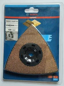 Bosch Expert Schleifplatte MAVZ 116 RT10 Carbide-RIFF Starlock Max Körnung 100 - Bild 1 von 7