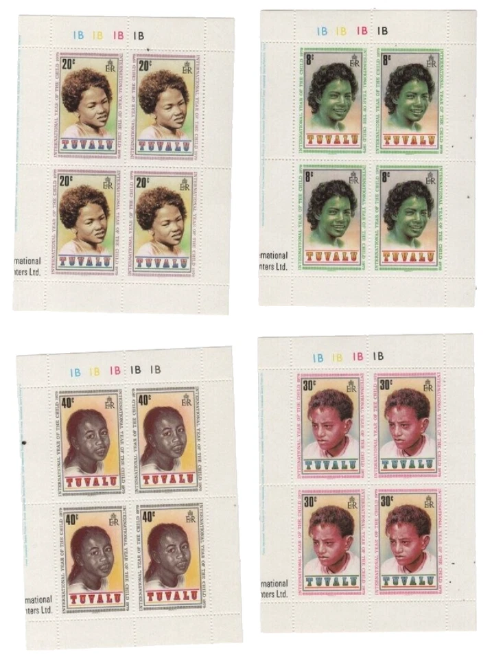 Tuvalu Scott #125-28, Bloques 1979 Juego Completo MNH 21/09/2024 Foto 1 de 1