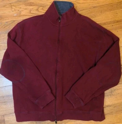Paradise Collection Men's Sz XXL Red Full Zip Cardigan Sweater Sweatshirt - Image 1 of 4
