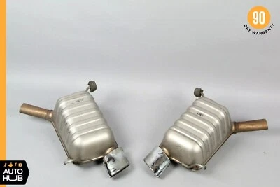 05-08 Conjunto silenciador de escape izquierdo y derecho mercedes r171 slk350 slk280 fabricante de equipos originales Foto 1 de 4