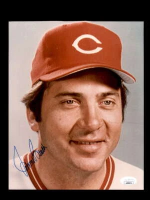Johnny Bench JSA Coa Signed Baseball  8x10 Photo Autograph Reds - Image 1 of 3