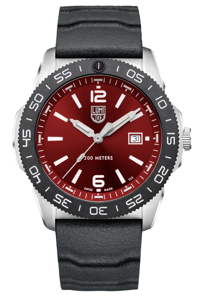 Luminox Pacific Diver 44mm Stainless Steel Case, Black Rubber Band, Men's Watch (XS.3135)