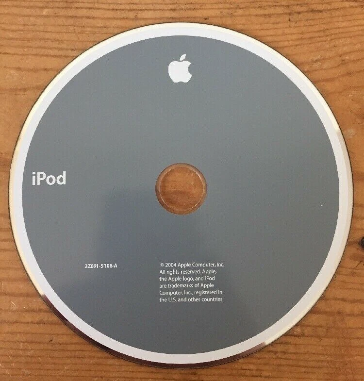 2004 Macintosh Mac iPod Music MP3 Player Application Software Installation CD - Image 1 of 4
