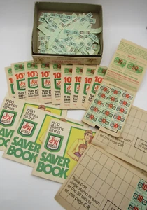 Vintage S&H Green Stamps & Books Mid Century -Empty & Used - Picture 1 of 12