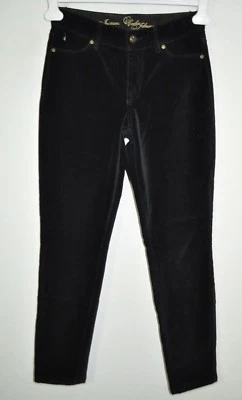 CJ COOKIE JOHNSON JOY LEGGING MUJER PANTALÓN TALLA 25 TERCIOPELO NEGRO Foto 1 de 4