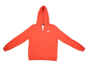 Nike Sportswear Womens Long Sleeve Full Zip Sweatshirt Drawstring Hoodie Size M - Picture 1 of 11