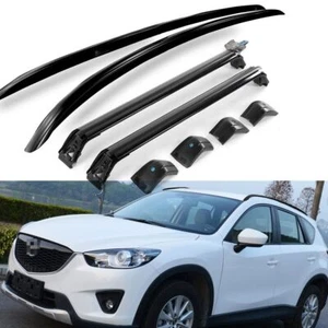 4 piezas para barras transversales de barra de riel lateral para portaequipajes de techo Mazda CX-5 CX5 2012-2016 - Imagen 1 de 8