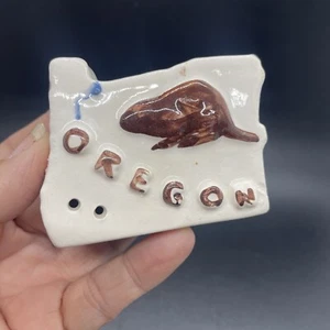 VTG Parkcraft Burlington State Shaped Salt or Pepper Shaker OREGON No Stopper - Picture 1 of 10