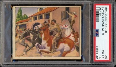 1940 Lone Ranger #3 Tonto's Race With Death PSA 4 - Image 1 of 2