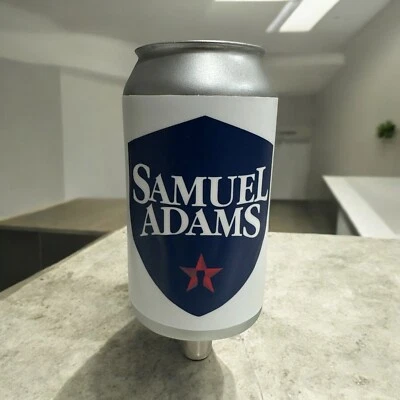 Sam Adams Beer CAN beer TAP HANDLE marker KEG draft - Image 1 of 4