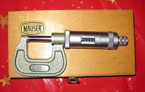 Zählwerkmikrometer Meßb. 25 mm, 1", Mauser, made in Germany, rein mechanisch - Bild 1 von 4