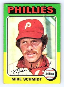 Tarjeta de béisbol Mike Schmidt 1975 Topps #70 HOF vintage - Imagen 1 de 2
