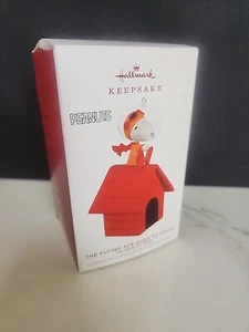 Hallmark Keepsake Ornament The Flying Ace Goes To Space Peanuts 2019 - Picture 1 of 3