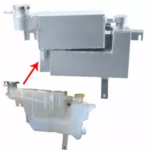 Für Nissan GU Patrol Y61 ZD30 TD42T Aluminium Kühler Überlauftank 01-09 & Kappe - Bild 1 von 6