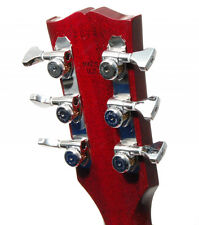 Hipshot Chrome 3+3 GripLock Open-Gear Locking Guitar Machines 3x3 Tuners w/ UMP for sale