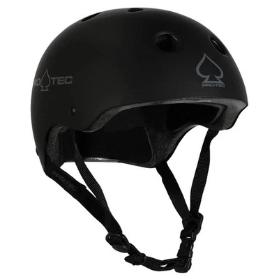 NUEVO Casco Pro-Tec Clásico Certificado Patín/BMX Corte Completo - Negro Mate - Pequeño Foto 1 de 4