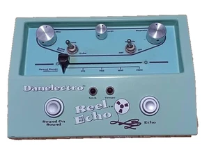 Danelectro Reel Echo DTE-1 Tape Echo Guitar Effect Pedal Used Tested w/ Box - Picture 1 of 3